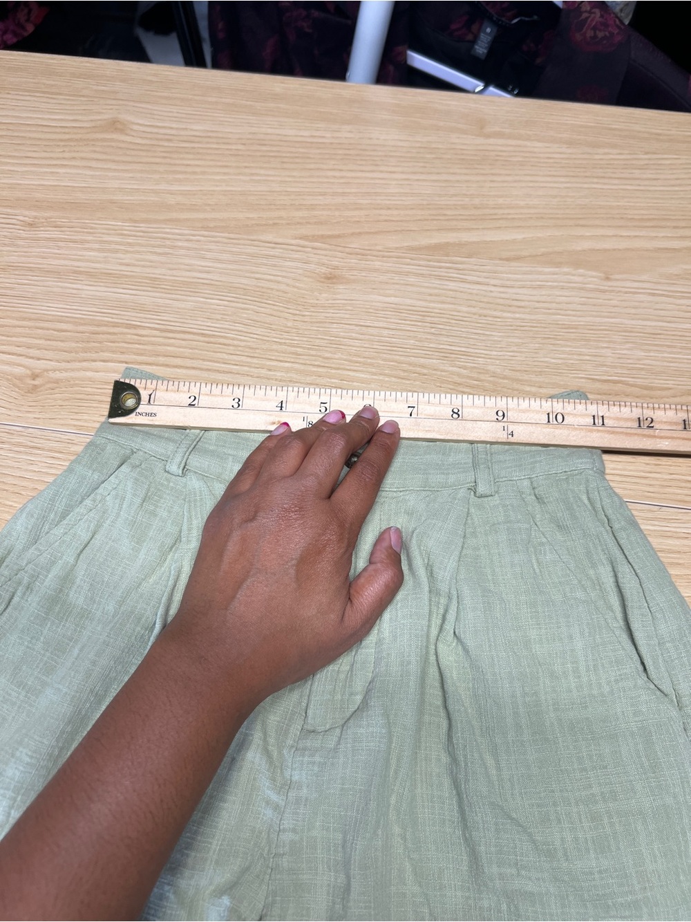 Billabong Tailor Made High Rise Shorts Avocado Green XS - Picture 10 of 12
